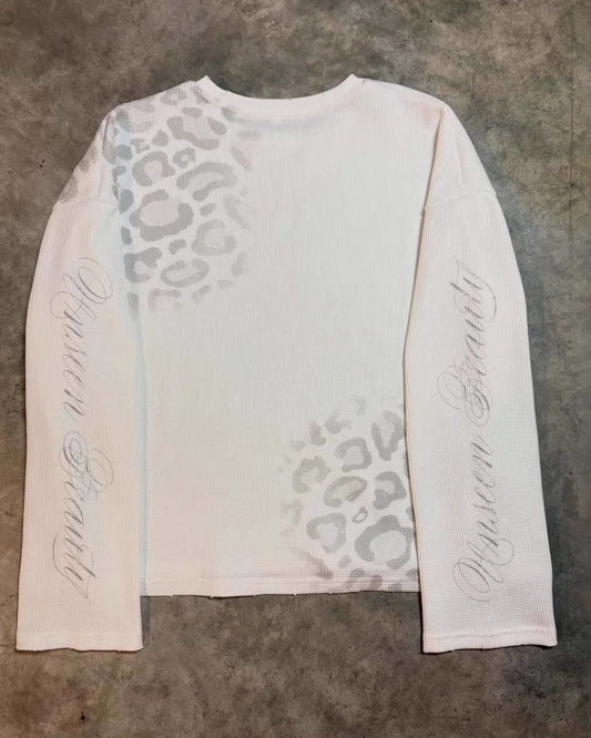 Leopard Waffle Longsleeve