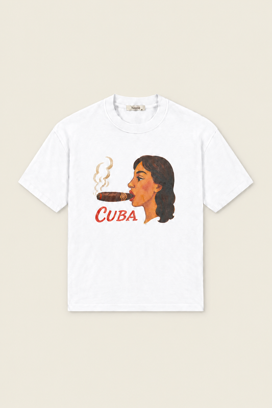 Cuba - White Tee