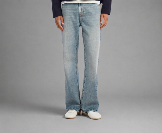 Noireve Bootcut Washed Jeans