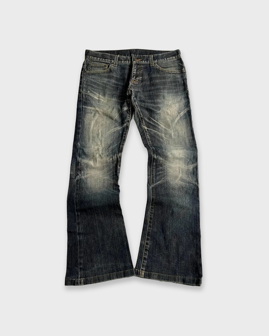 WASHED BOOTCUT DENIM