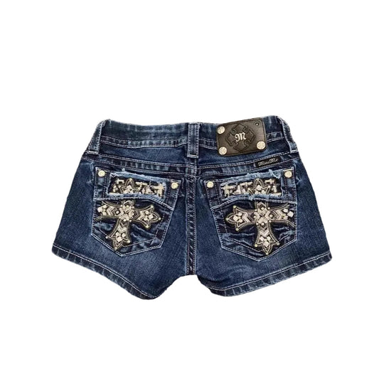 Y2k cross shorts