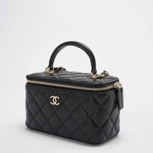 TOP HANDLE VANITY BAG - PREMIUM QUALITY